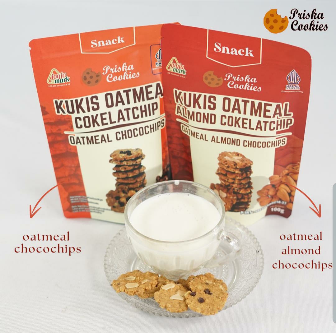 Oatmeal Almond Chocochips Cookies