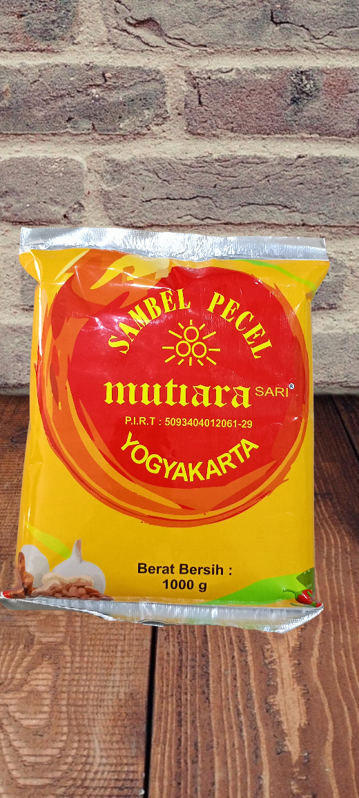Sambel pecel mutiara sari original pedas sedang