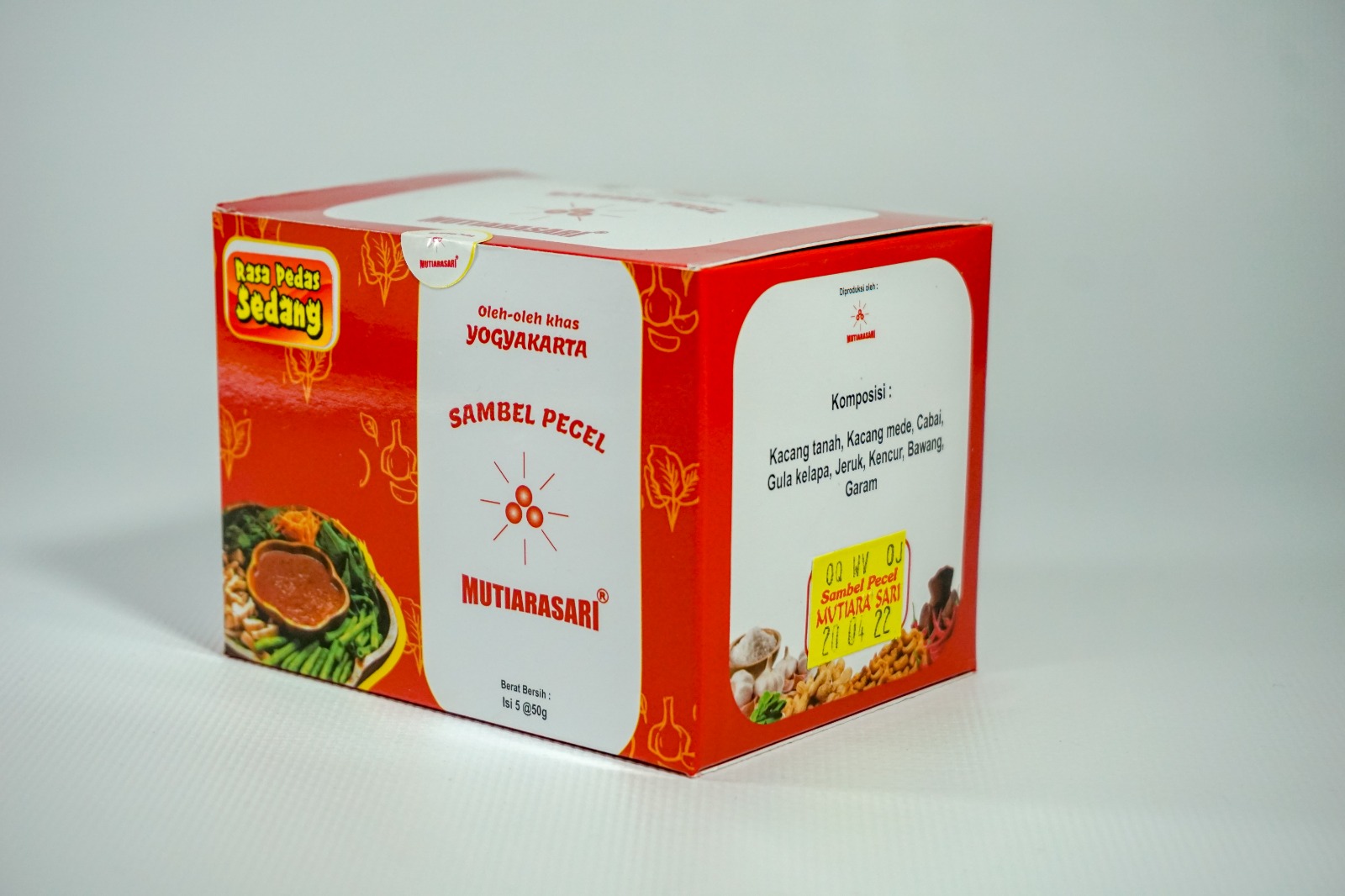 Sambel pecel mutiara sari premium pedas sedang