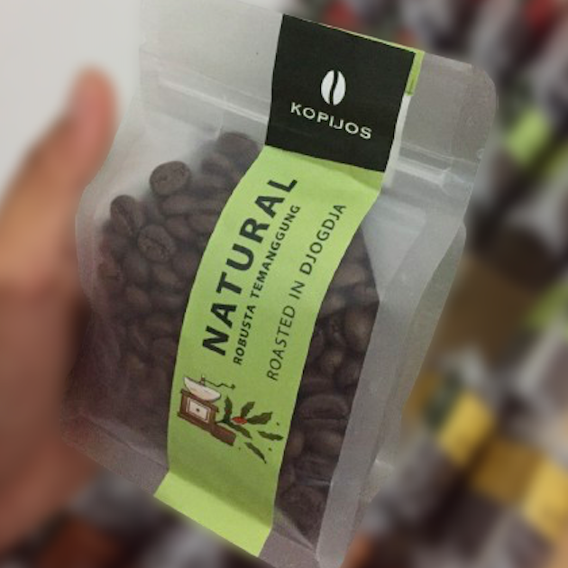 Roasted Coffee Beans Natural Process Robusta G-1